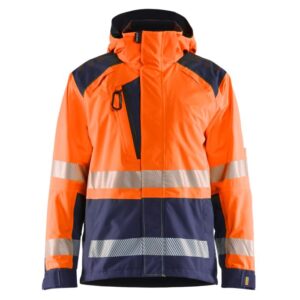 Blåkläder Shelljack High Vis 44351987 - High Vis Oranje/Marineblauw