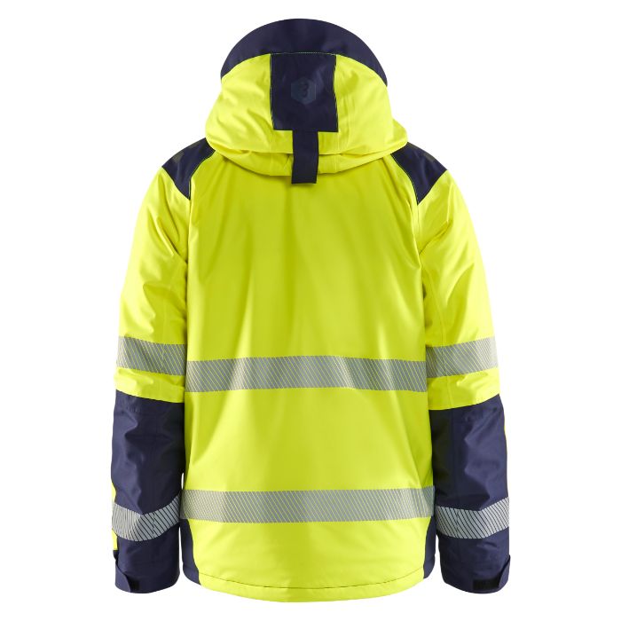 Blåkläder Winterjas High Vis 44551987 - High Vis Geel/Marineblauw