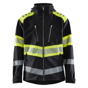 Blåkläder Softshell jack High Vis 44942513 - Zwart/High Vis Geel