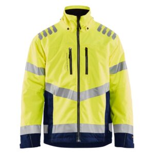 Blåkläder High Vis winterjas 47801977 - High Vis Geel/Marineblauw