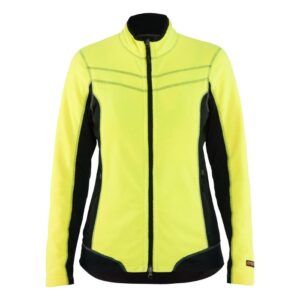 Blåkläder Dames Microfleecevest 49241010 - High Vis Geel/Zwart