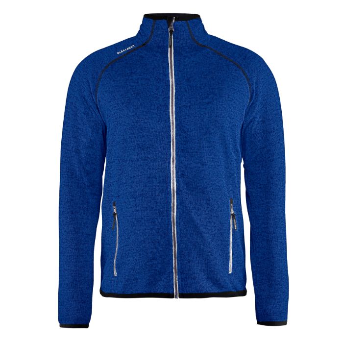 Blåkläder Gebreid vest 49422117 - Korenblauw/Wit
