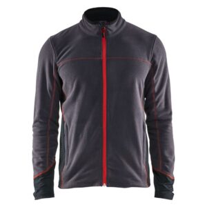 Blåkläder Microfleecevest 49951010 - Donkergrijs/Rood
