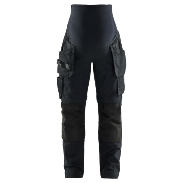 Blåkläder Ambacht Zwangerschapsbroek Zip-Off 71031344 - Zwart