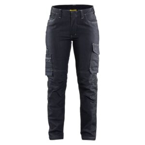 Blåkläder Dames Service werkbroek stretch 71401141 - Marineblauw