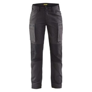 Blåkläder Dames Service werkbroek stretch 71591146 - Donkergrijs/Zwart