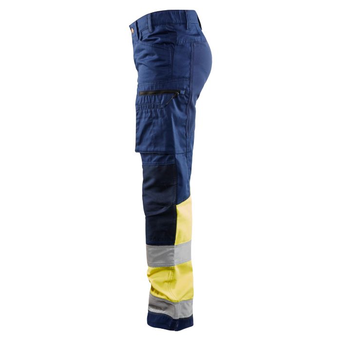 Blåkläder Dames werkbroek High Vis met stretch 71611811