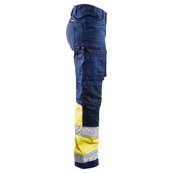 Blåkläder Dames werkbroek High Vis met stretch 71611811