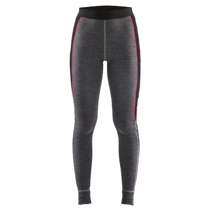 Blåkläder Dames lange onderbroek XWARM 72451736 - Medium Grijs/Zwart