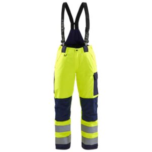 Blåkläder Dames Winterwerkbroek High Vis 78851977 - High Vis Geel/Marineblauw