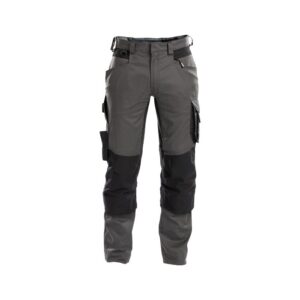 DASSY® Dynax Werkbroek met stretch en kniezakken 200980 - ANTRACIETGRIJS/ZWART