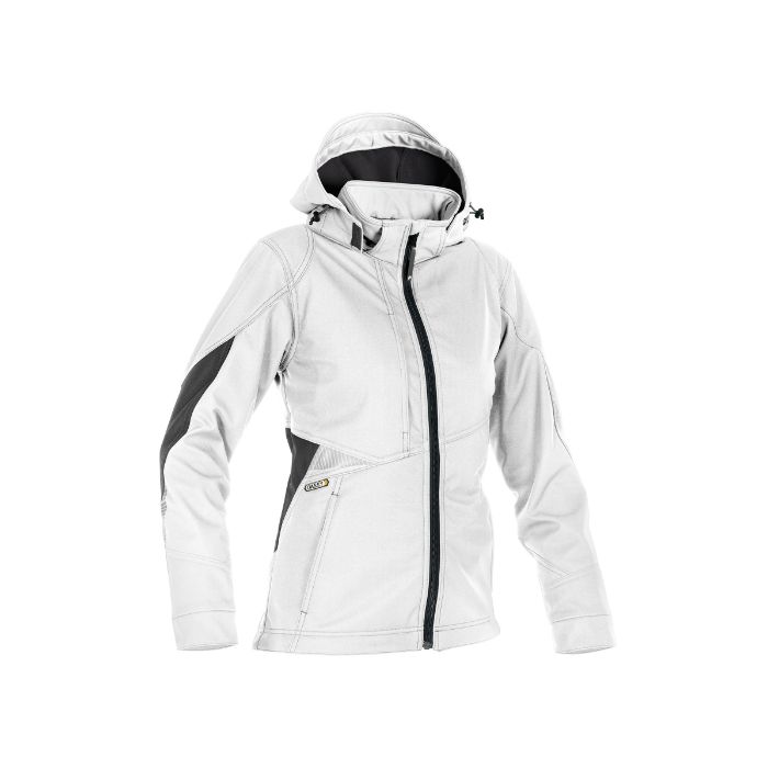 DASSY® Gravity Women Softshell jas voor dames 300473 - WIT/ANTRACIETGRIJS
