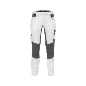 DASSY® Helix Painters Women Schildersbroek met stretch voor dames 201024 - WIT/ANTRACIETGRIJS