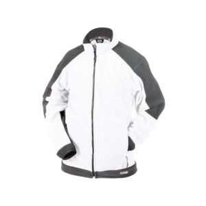DASSY® Kazan Tweekleurige fleecevest 300217 - WIT/CEMENTGRIJS
