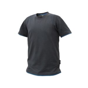 DASSY® Kinetic T-shirt 710019 - ANTRACIETGRIJS/AZUURBLAUW