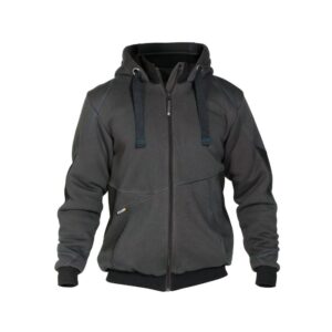 DASSY® Pulse Sweatshirt jas 300400 - ANTRACIETGRIJS/ZWART