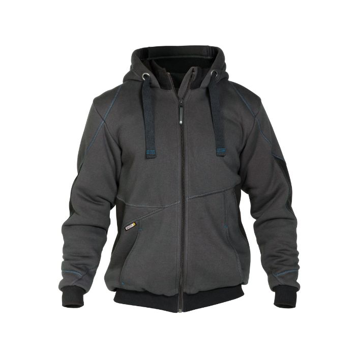 DASSY® Pulse Sweatshirt jas 300400 - ANTRACIETGRIJS/ZWART