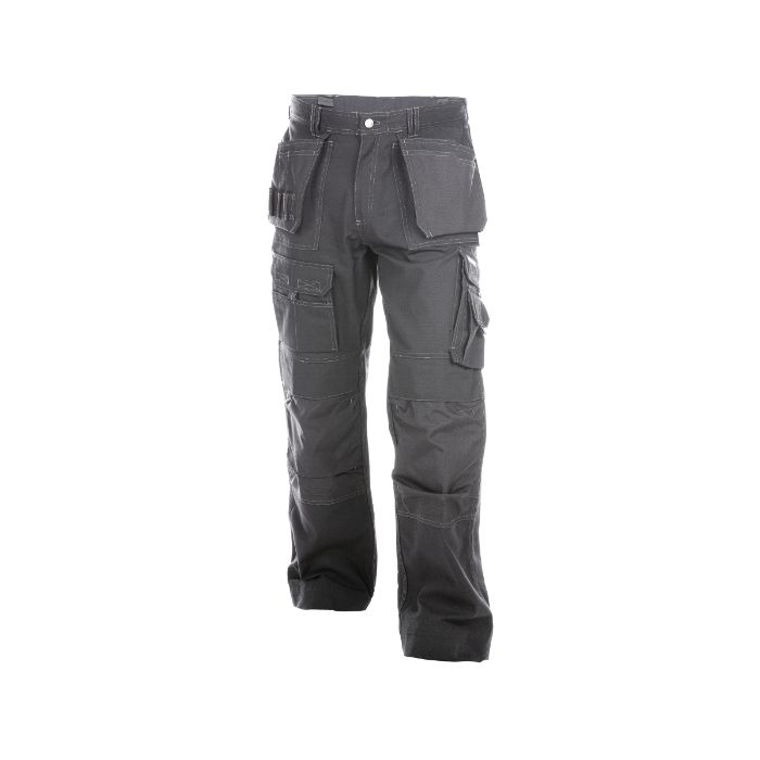 DASSY® Texas Canvas holsterzakkenbroek met kniezakken 200595 - CEMENTGRIJS