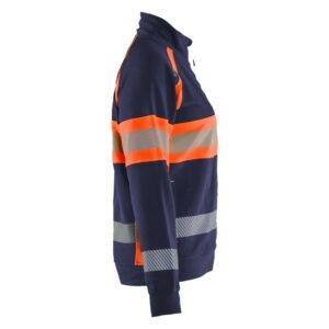 Blåkläder Dames sweater High Vis 35051158 - Zwart/High Vis Geel
