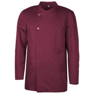 De Berkel BALDER-Heren koksbuis +stretch+borstzak smokeberry - smokeberry