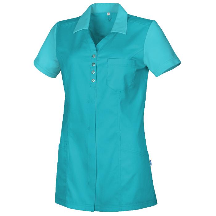 De Berkel SONIA Damesjack Piqué turquoise - turquoise