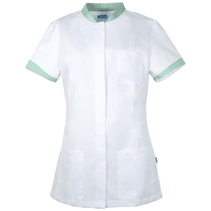 De Berkel FLEUR Damesjack wit/aqua - wit/aqua