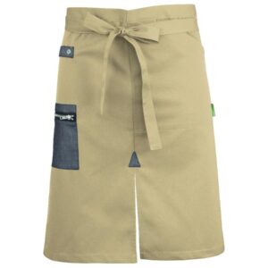 De Berkel Sloof khaki/zwart denim - denim