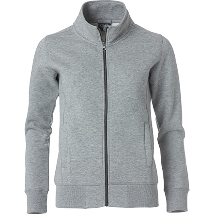 Clique Classic Cardigan Ladies 021049 - grijsmelange