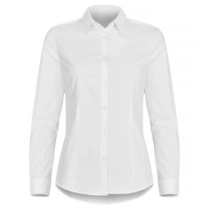 Clique Stretch Shirt L/S Women 27961 - wit
