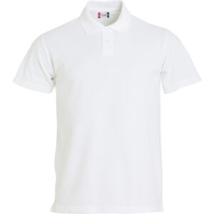 Clique Basic Polo S/S Junior 28232 - wit