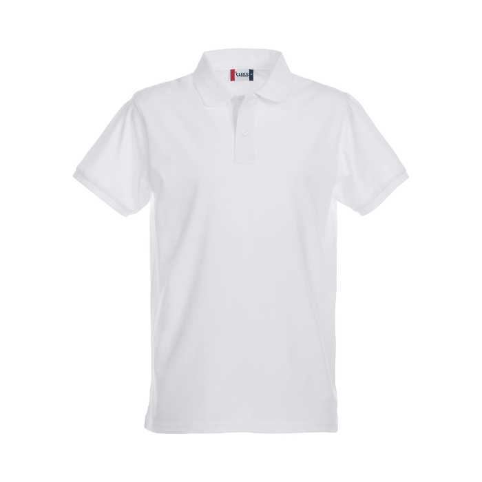 Clique Stretch Premium Polo 028240 - wit