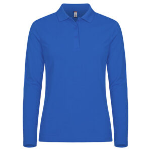 Clique Manhattan Women L/S Polo 28253 - kobalt