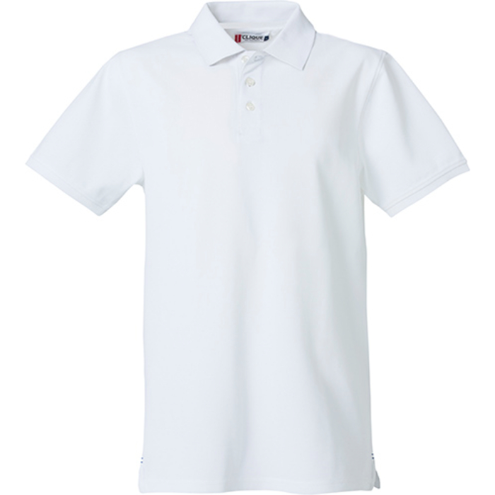 Clique Heavy Premium Polo 028260 - wit
