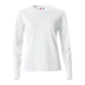 Clique Basic-T L/S Ladies 029034 - wit