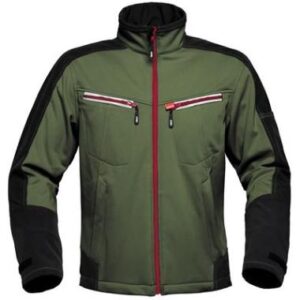 HAVEP 40145 softshell jas - groen-grijs