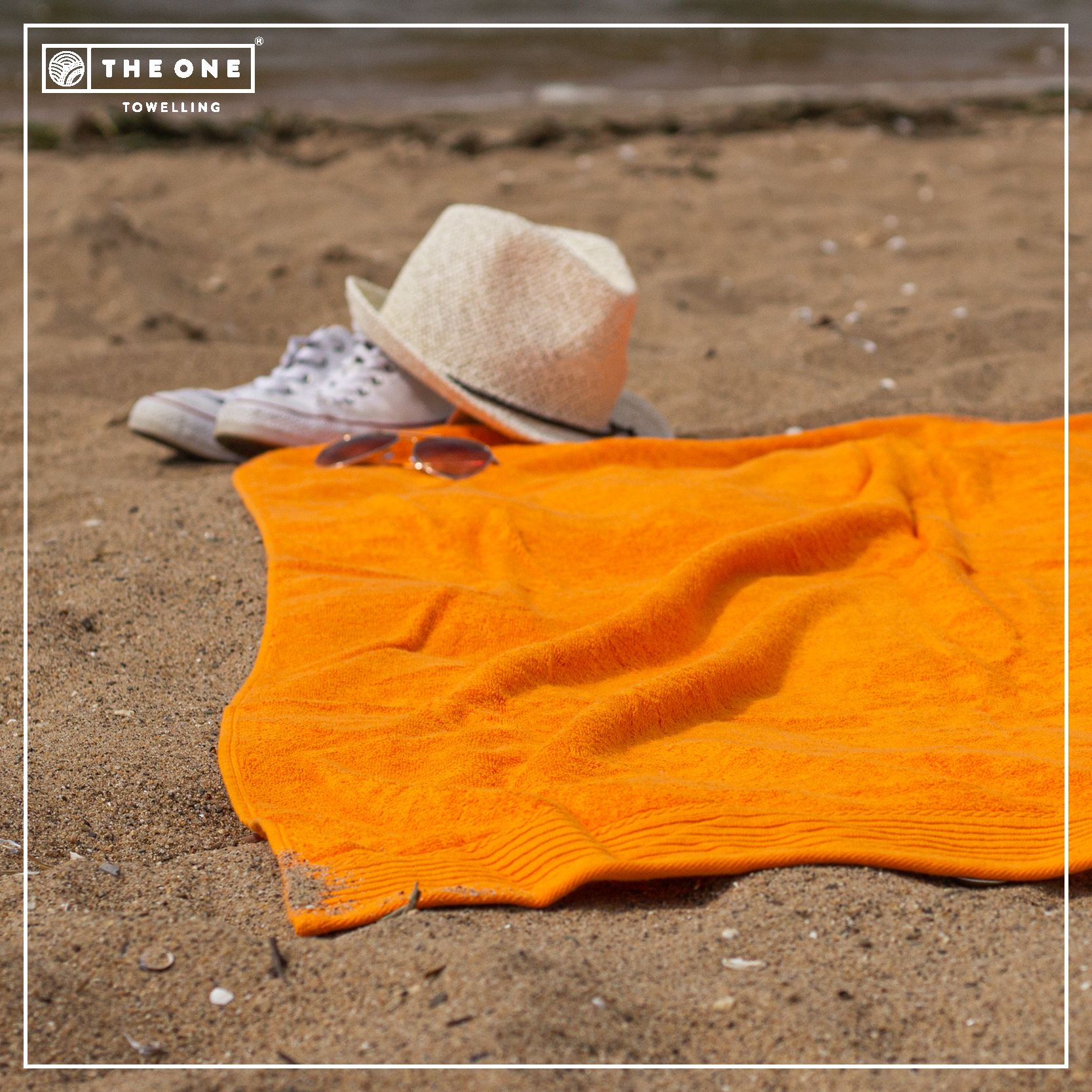 The one Klassieke Strandhanddoek 100 x 180 cm T1-100 borduren