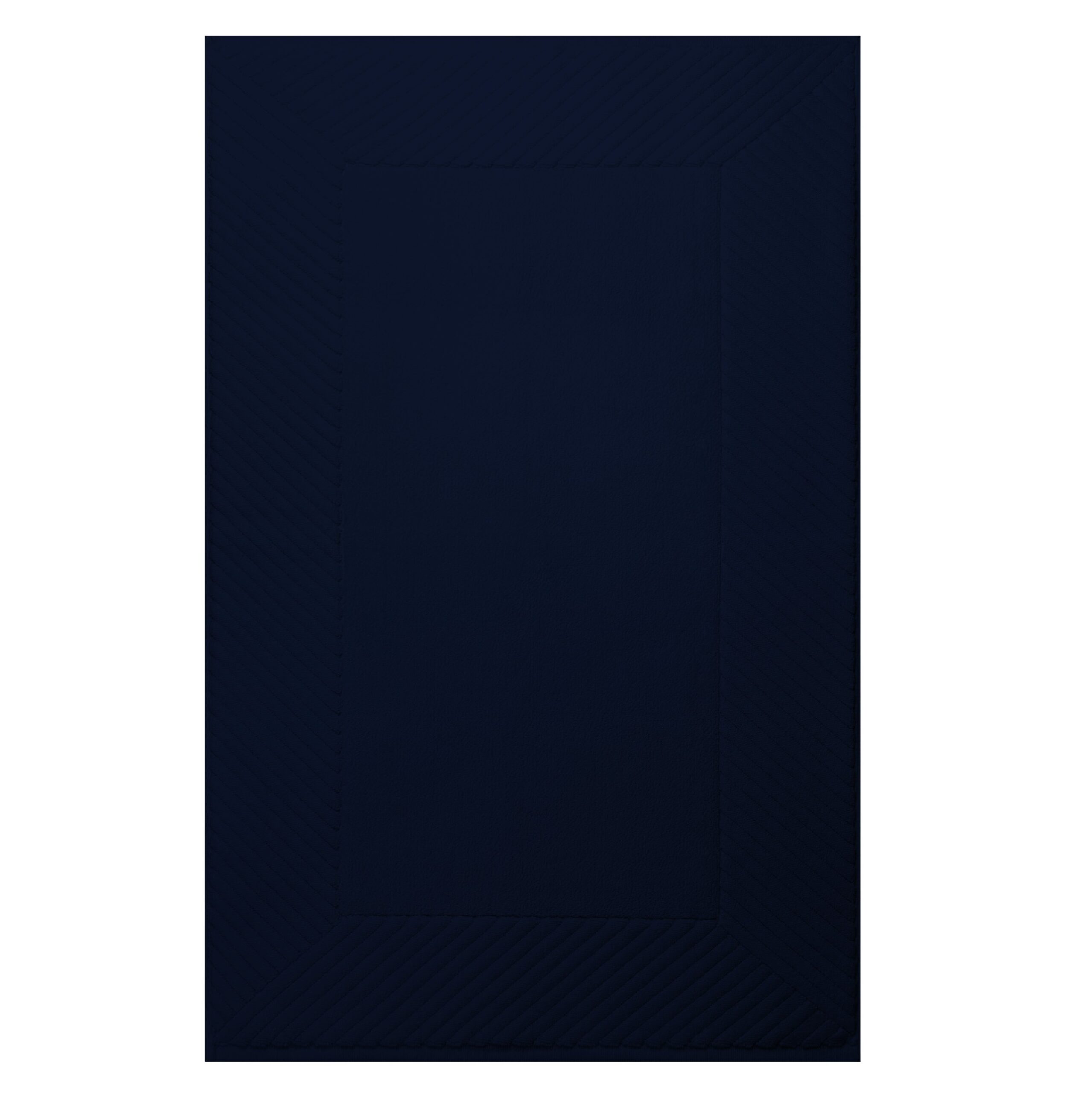 The one Badmat Ultra 60 x 95 cm T1-Bathmatultra borduren - Navy Blue