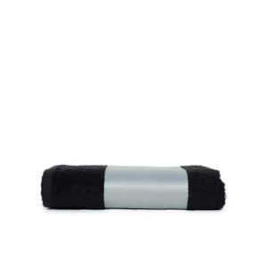 The one Sublimatie Handdoek 50 x 100 cm T1-Print50 borduren - Black