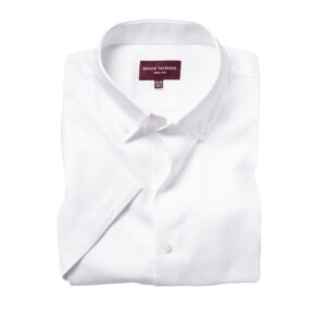 Brook Taverner Calgary Men's S/S Shirt 7883 - White