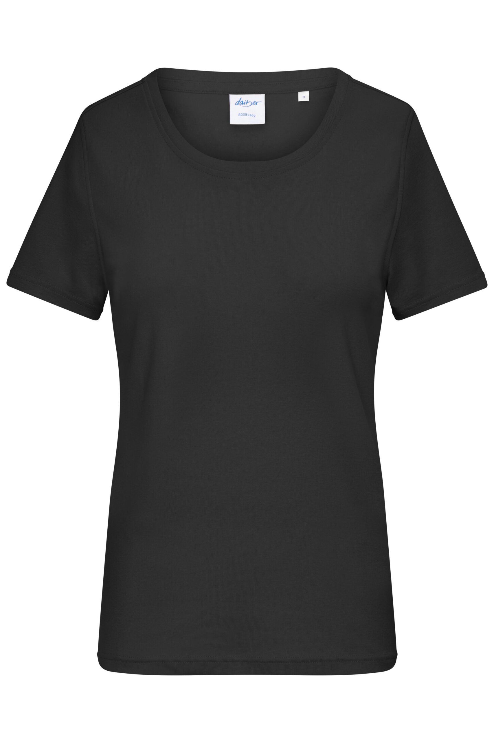 James & Nicholson Ladies' T-shirt 1:1 Rib 8039 - black
