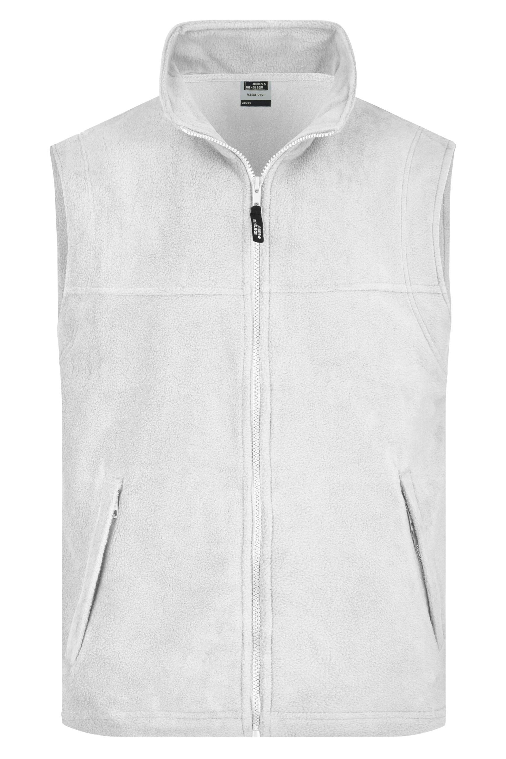 James & Nicholson Fleece Vest JN045 - white