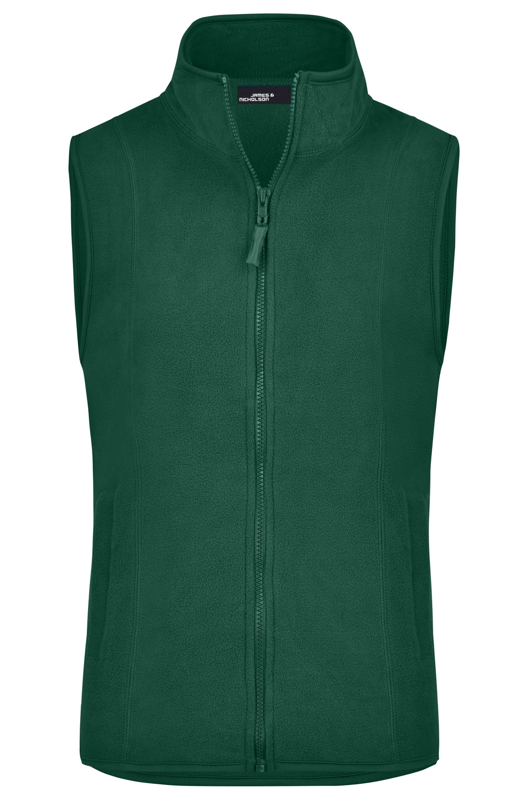 James & Nicholson Girly Microfleece Vest JN048 - dark-green