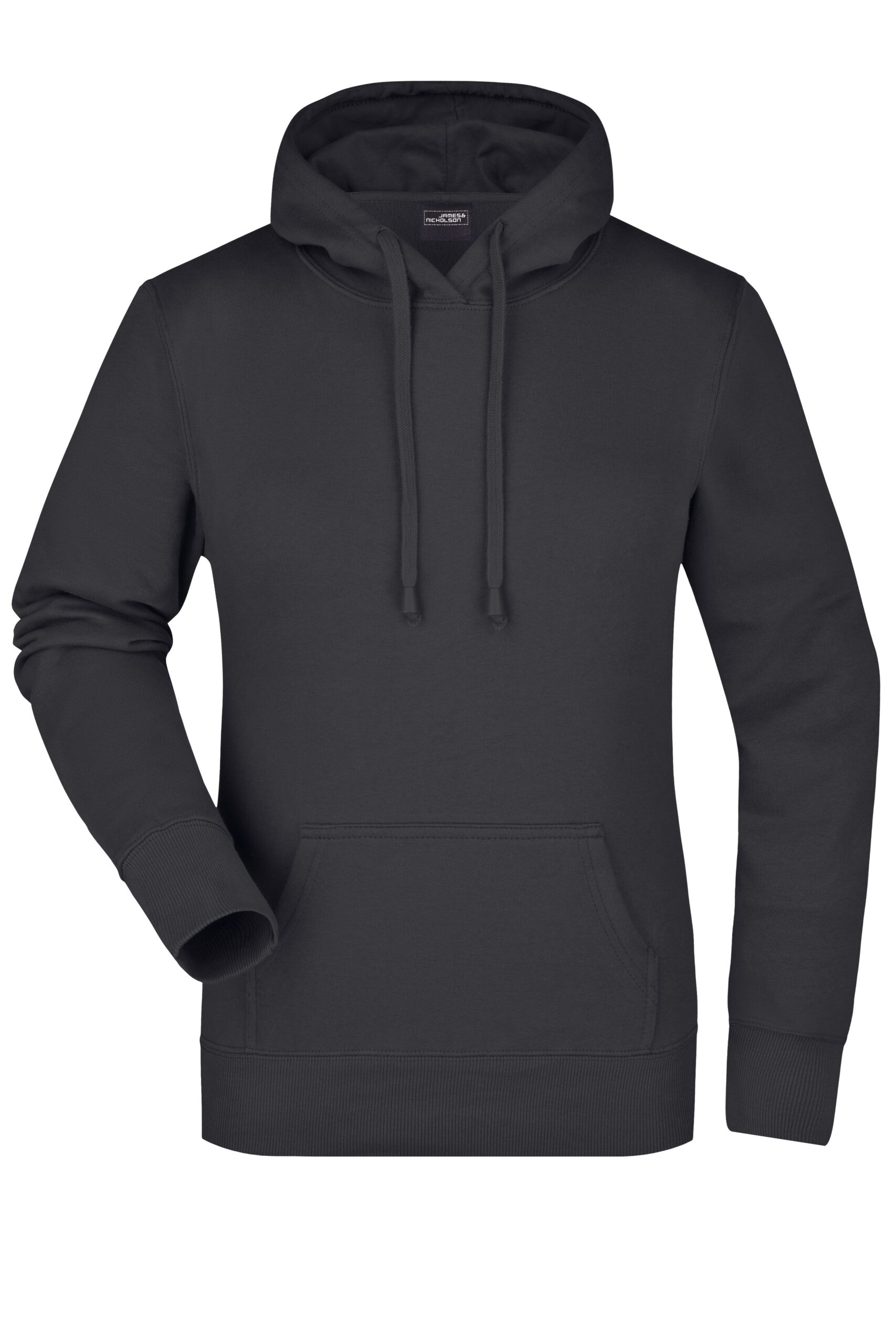 James & Nicholson Ladies' Hooded Sweat JN051 - black