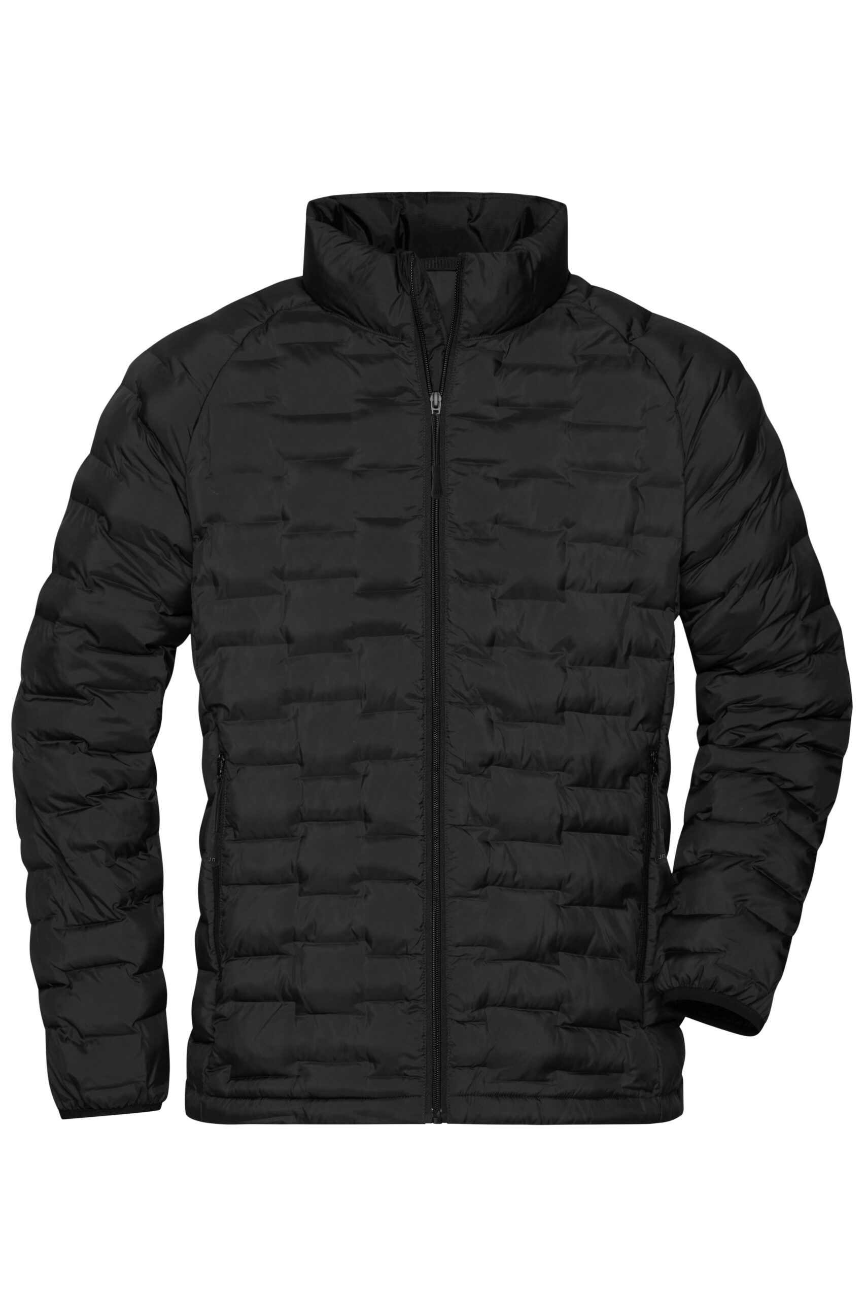 James & Nicholson Men's Modern Padded Jacket JN1162 - black-matt