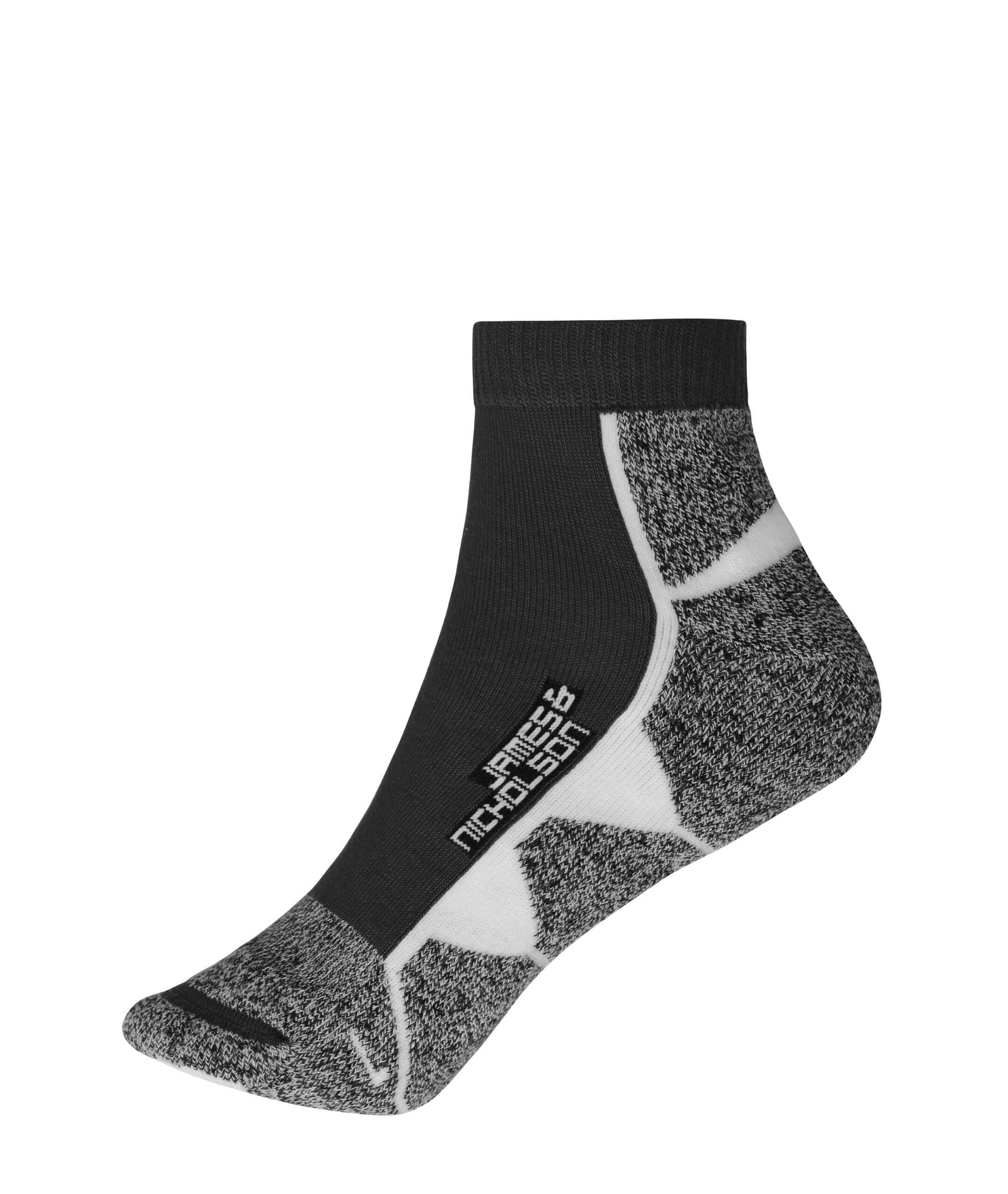 James & Nicholson Sport Sneaker Socks JN214 - black/white