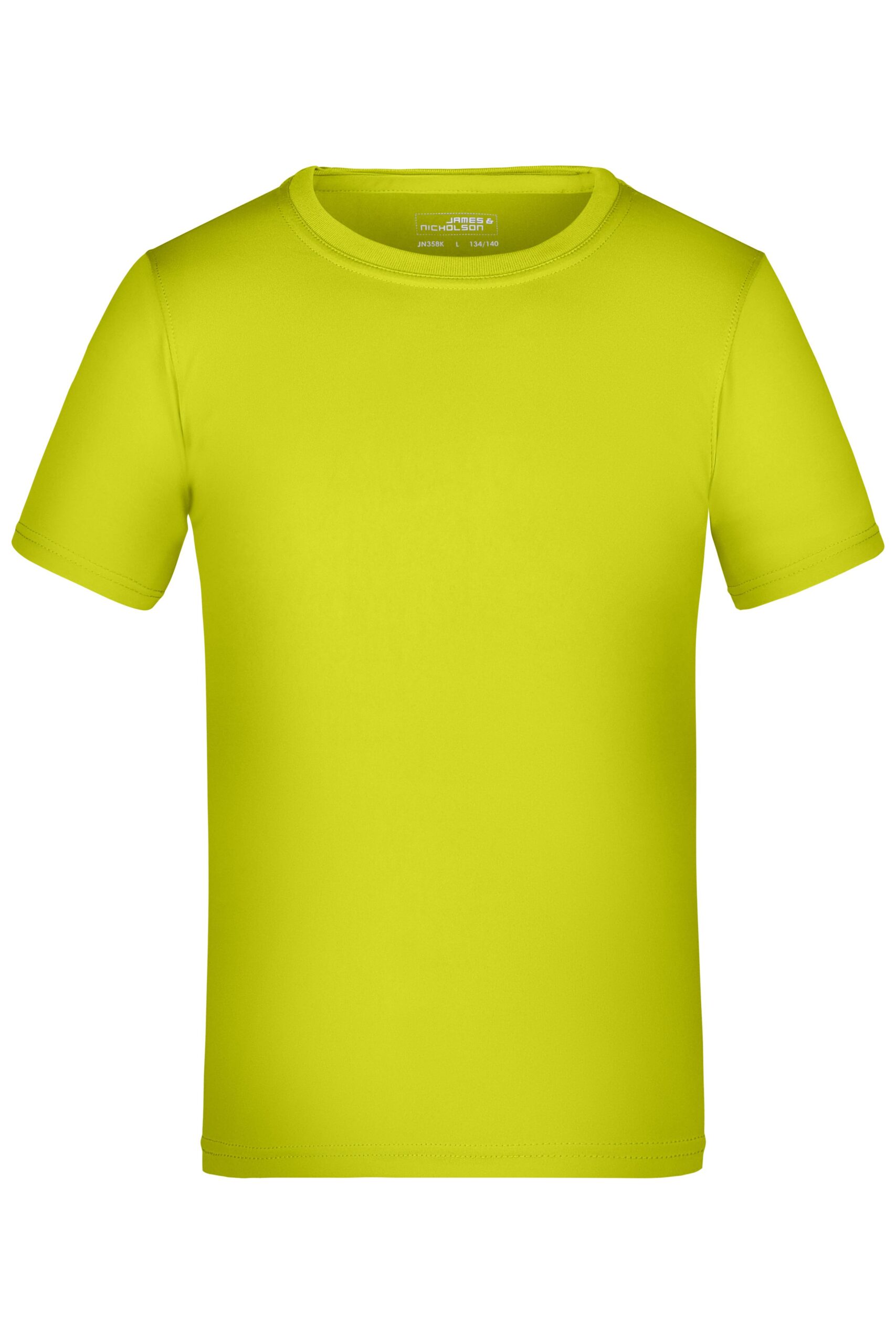 James & Nicholson Active-T Junior JN358K - acid-yellow