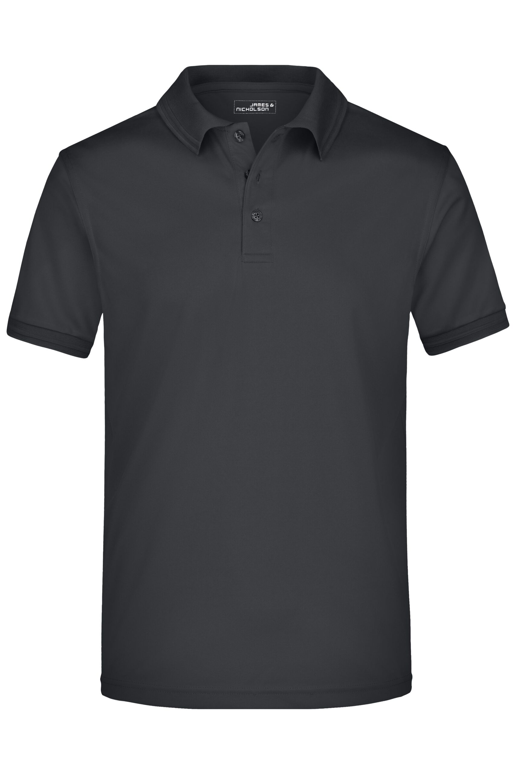 James & Nicholson Men's Active Polo JN576 - black