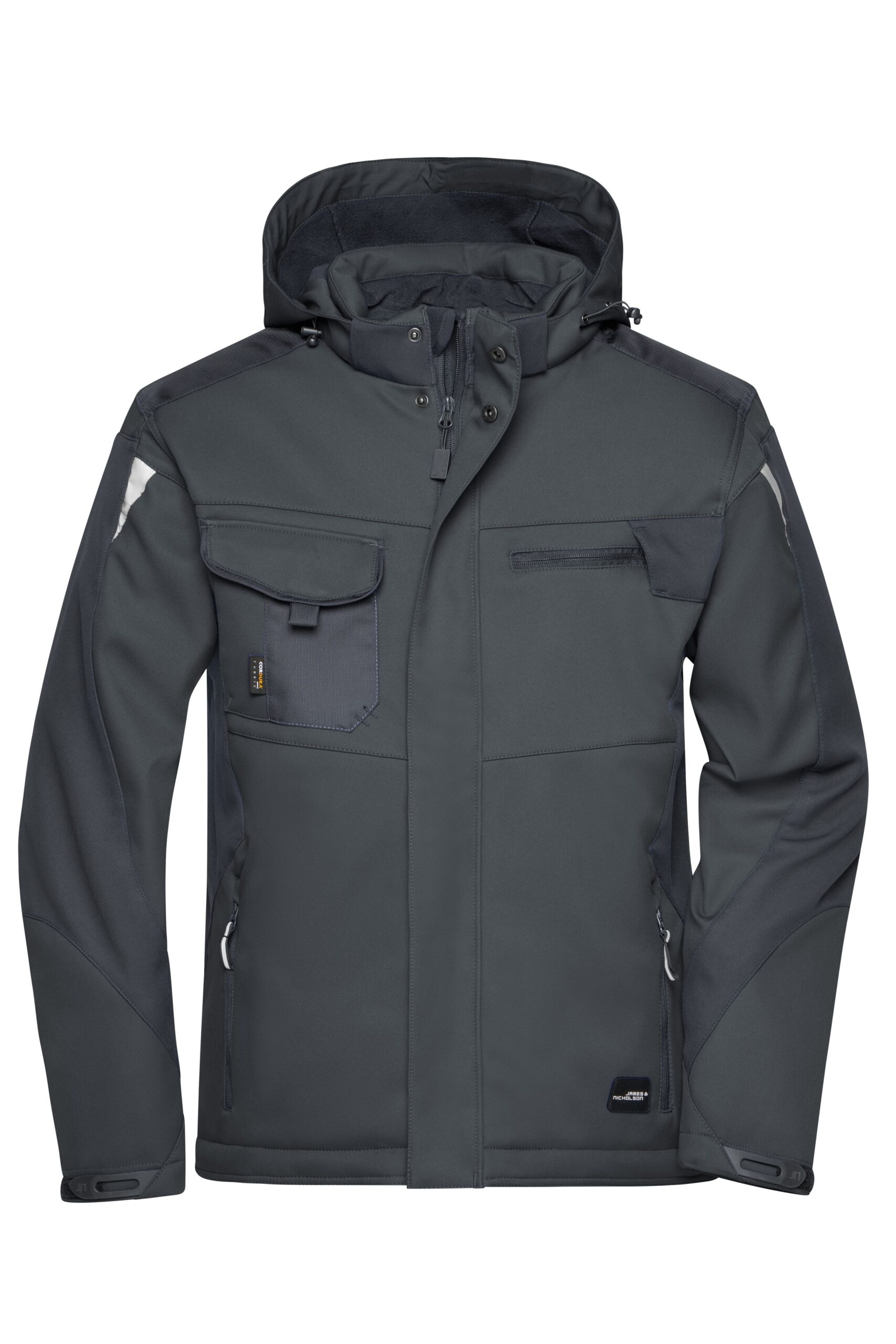 James & Nicholson Craftsmen Softshell Jacket - STRONG - JN824 - black/black