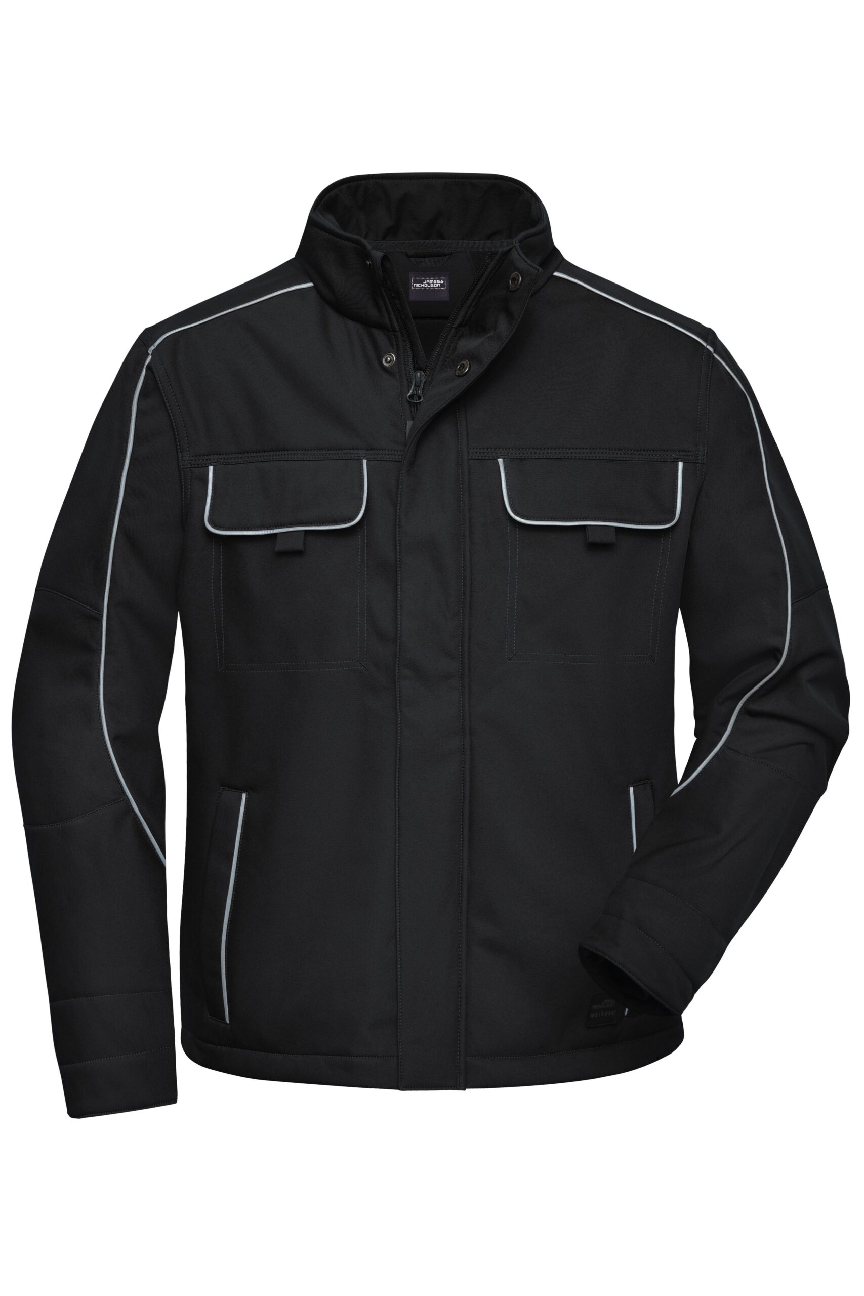 James & Nicholson Workwear Softshell Jacket - SOLID - JN884 - black
