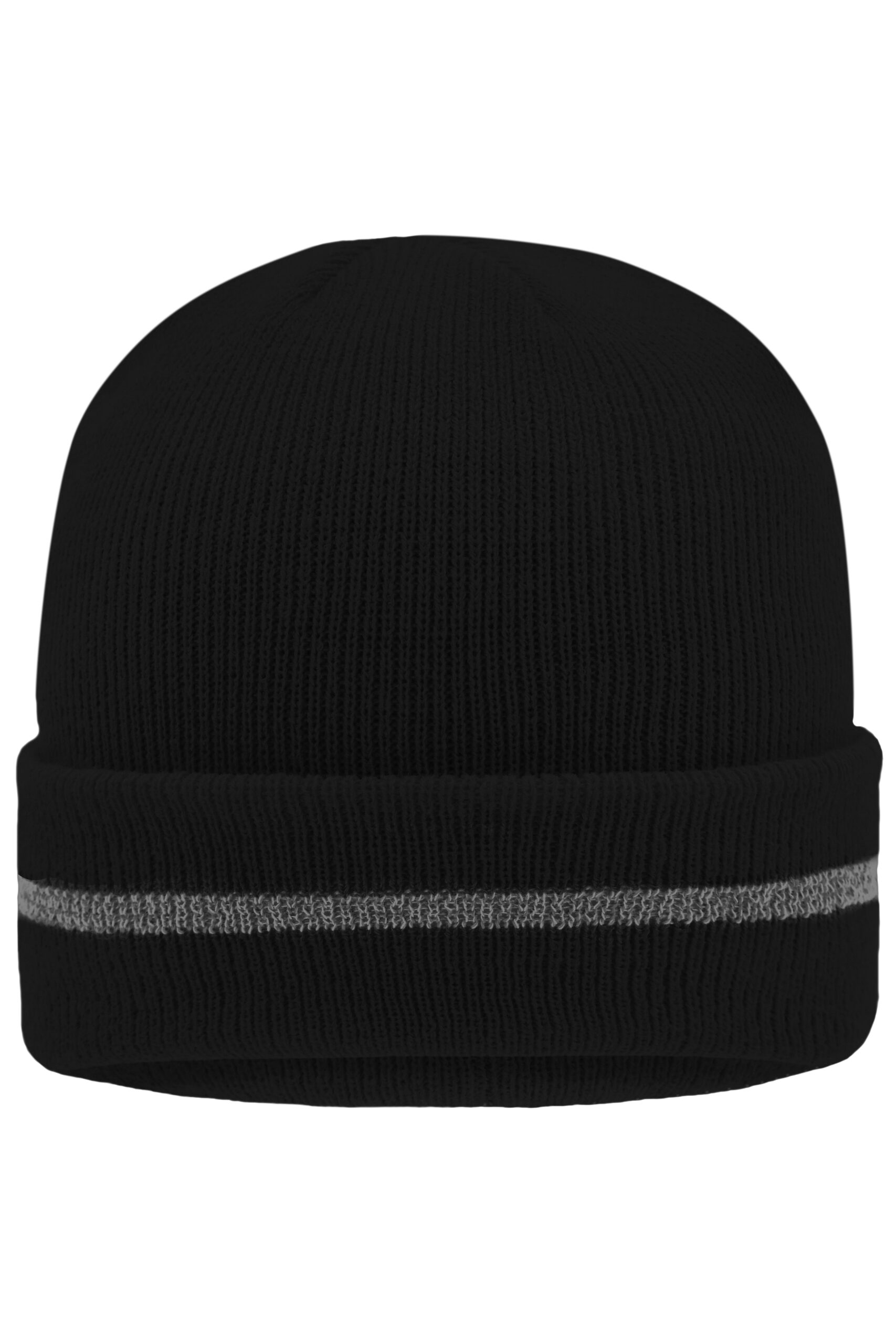 myrtle beach Reflective Beanie MB7141 - black/silver